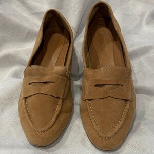 AEROSOLES Women's Suede Loafers in Brown